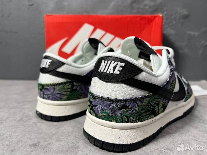 Nike Dunk Low Floral Tapestry Оригинал