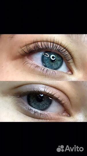 Ламинирование ресниц и бровей