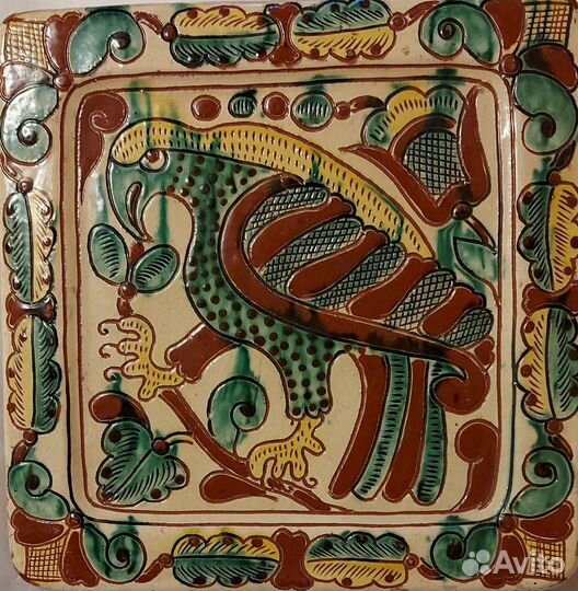 Гуцульские изразцы (керамика) бронь