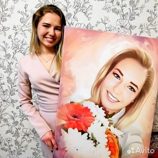 Портрет на холсте по фотографии