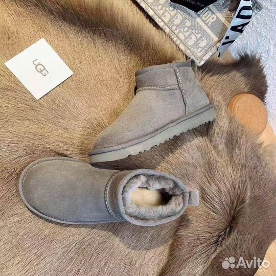 Угги ugg классические из натуральной замши низкие