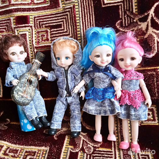 Игрушки куклы пакетом для девочки