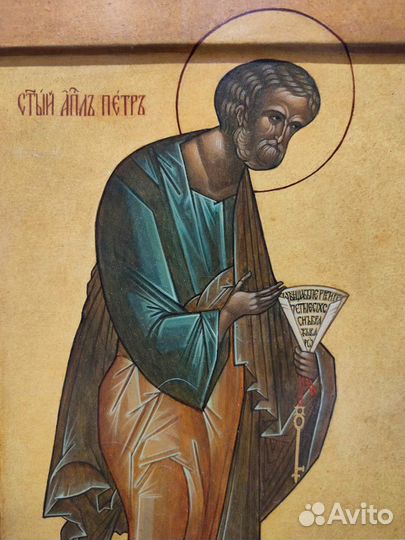 Икона рукописная Апостол Петр
