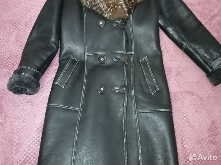 Дубленка натуральная женская 46 48