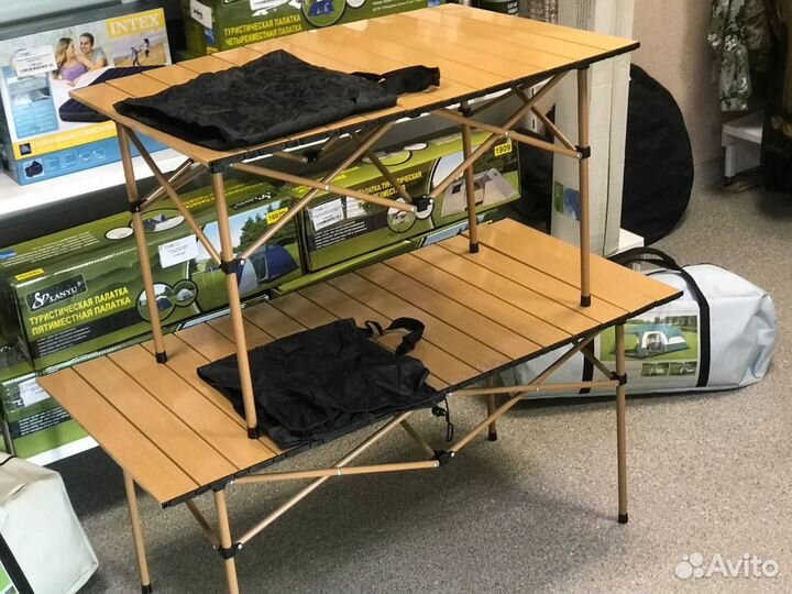Стол раскладной туристический реечный (новые)