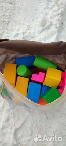 Кубики детские пластиковые