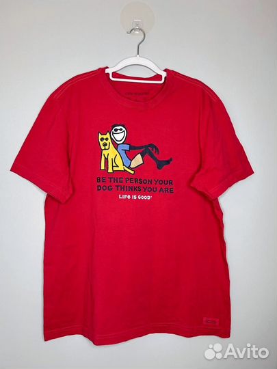 L новые мужские футболки life is good США