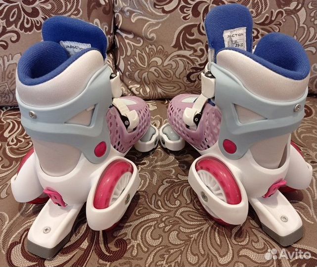 Коньки роликовые на 4 колесах