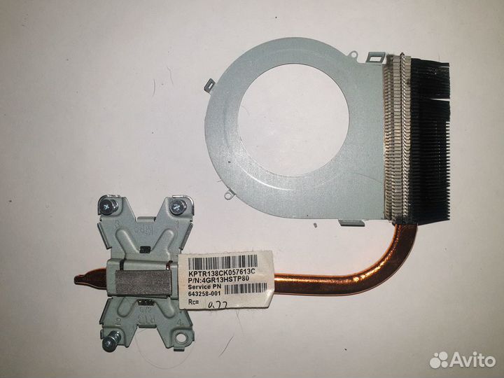 Система охлаждения ноутбука HP G6-1000 UMA