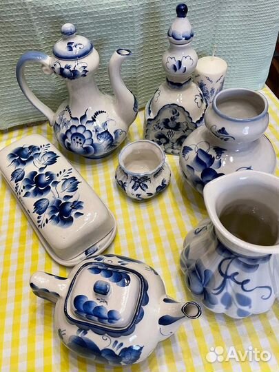 Посуда гжель СССР