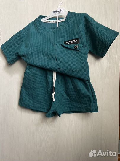 Костюм на лето новый 90, 100