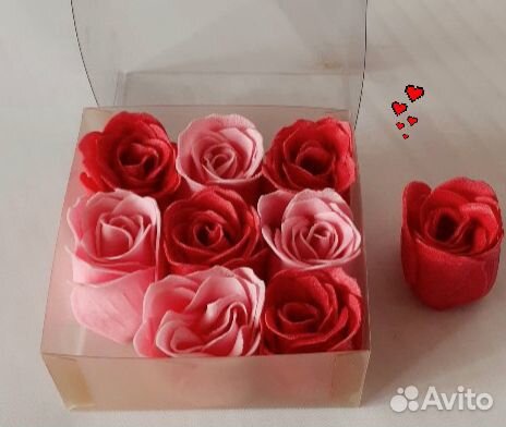 Мыло в виде роз