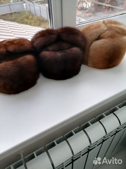 Норковая шапка мужская