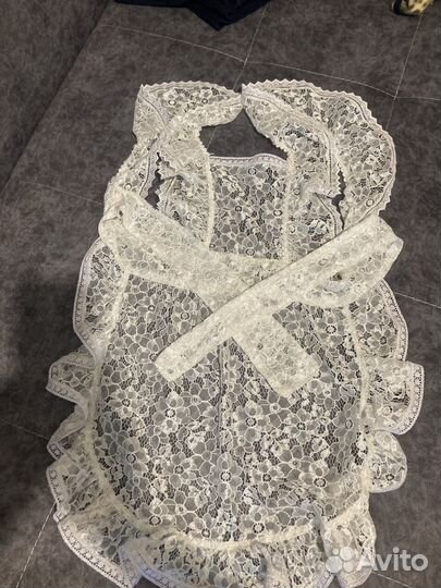 Белый школьный фартук134