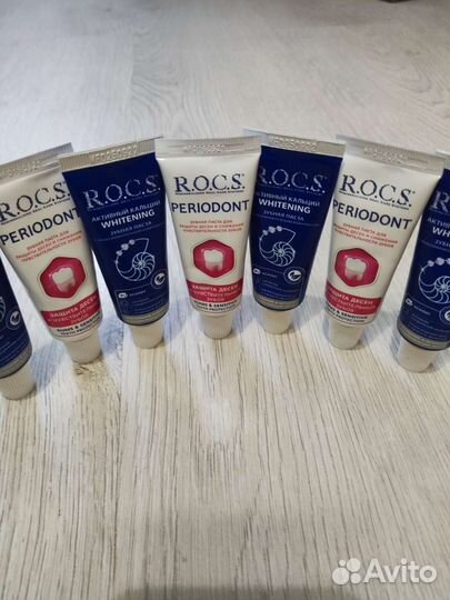 Зубная паста rocs,Рокс,Активный кальций, Periodont