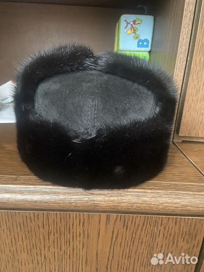 Норковая шапка мужская ушанка класичесская