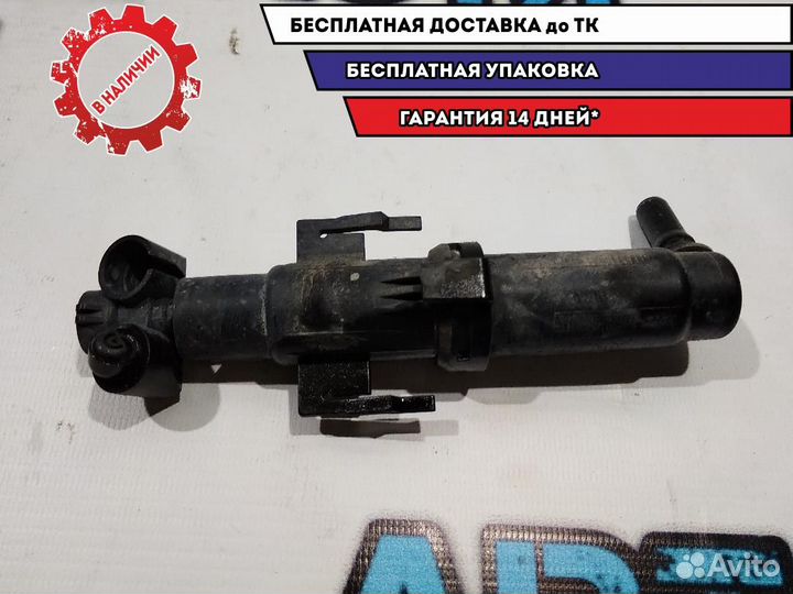 Форсунка омывателя фары левой BMW 5 GT 2010 61677149885 Отличное состояние