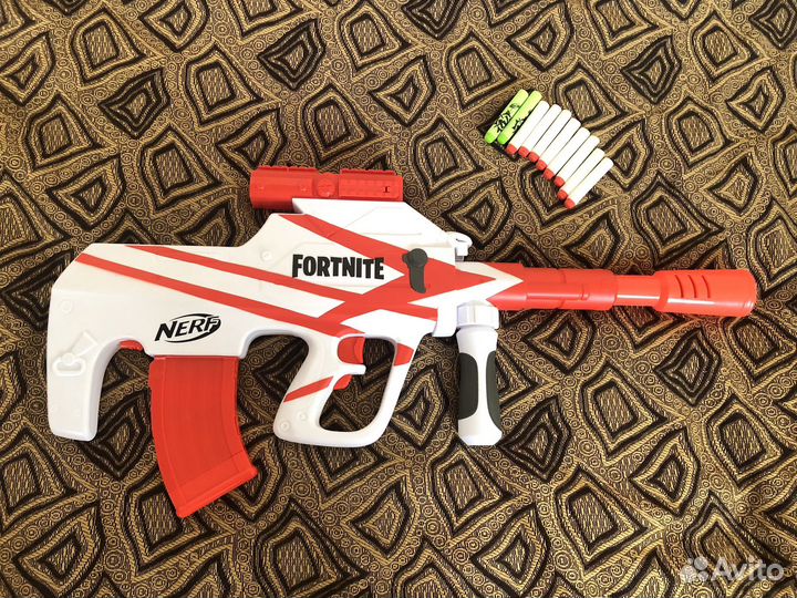 Бластер nerf fortnite с доп.набором патронов