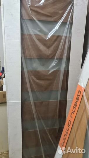 Дверь межкомнатная 600,миланский орех,новая