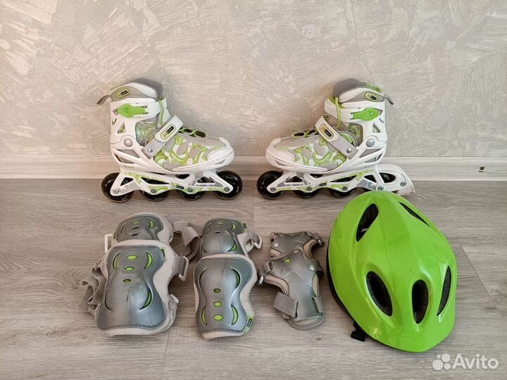 Роликовые коньки детские раздвижные Reaction RN12