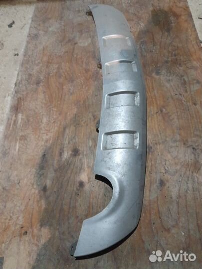 Накладка на бампер зад. Opel Antara