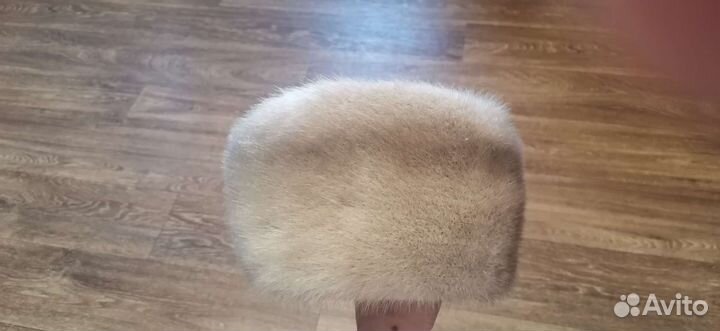 Шапка норковая женская новая 55 р в чехле