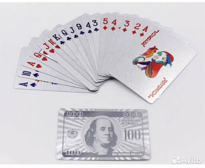 Карты игральные золото серебро черные