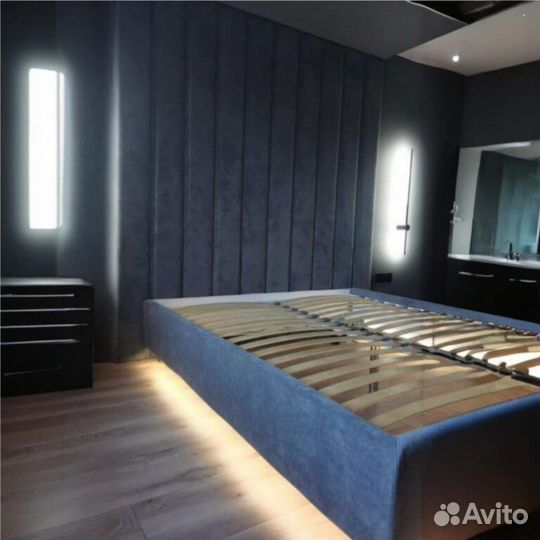 Мягкие стеновые панели кровати изголовья