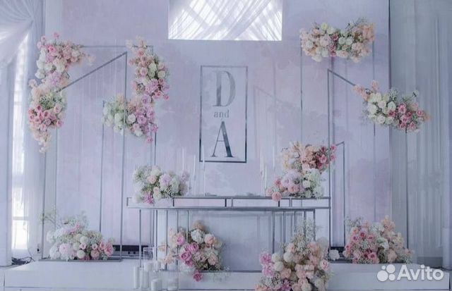 Оформление свадьбы/ зала/ президиум/ фотозона