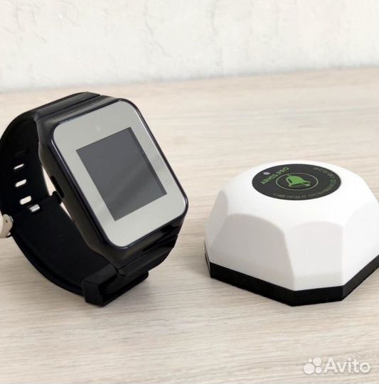 Беспроводная система/кнопка вызова официанта часы