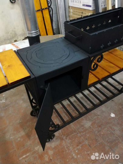 Мангал Печь Казан., Реальная Цена