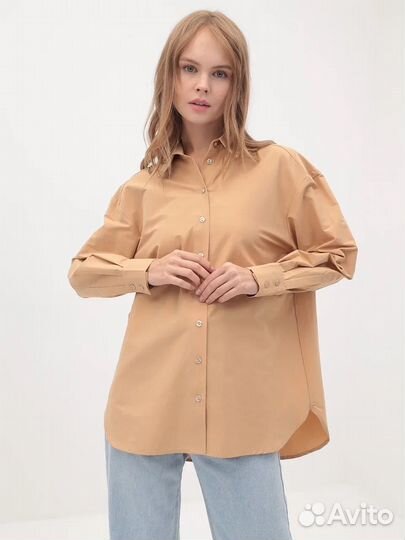 Рубашки женские новые оверсайз 44 размер