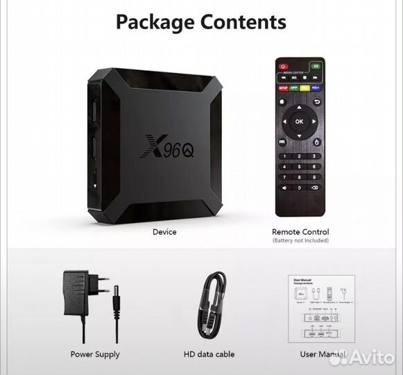 SMART tv приставка x96q Новая для тв