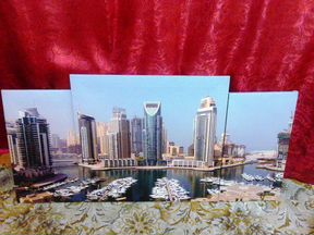 Модульная картина город Дубай "Dubai"
