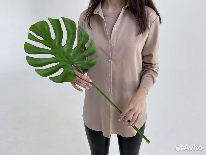 Листья монстеры искусственные растения цветы