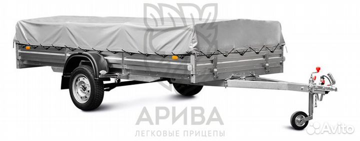 Прицеп 817717.022 с тентом 50 см.Фаркопы.Установка