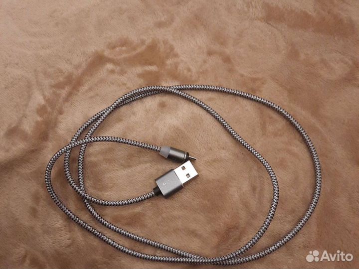 Кабель магнитный usb micro (type c)