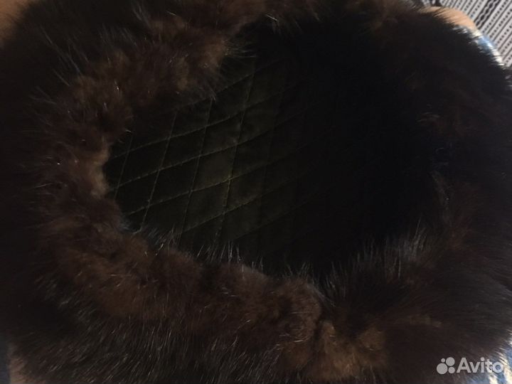 Кепка из натуральной норки