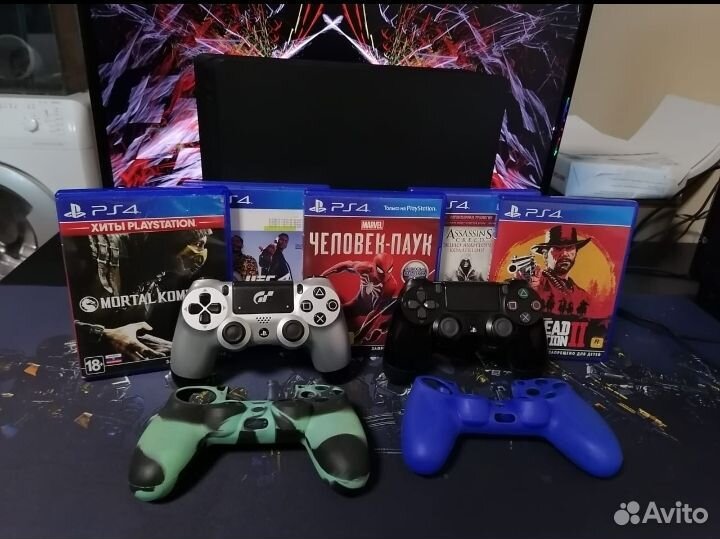 Sony PS4 slim + 780игр