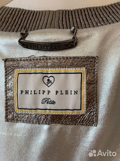 Кожаная куртка 14 лет Philipp Plein Оригинал Ита