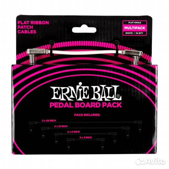 Набор из 10х патчей Ernie Ball 6387 Fla. (Новый)