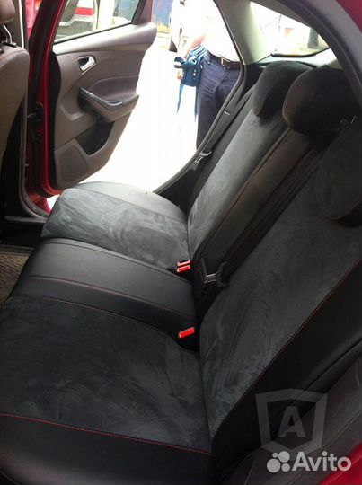 Чехлы на Lexus RX 350 (2009-2015 г.в.) (экокожа+ал