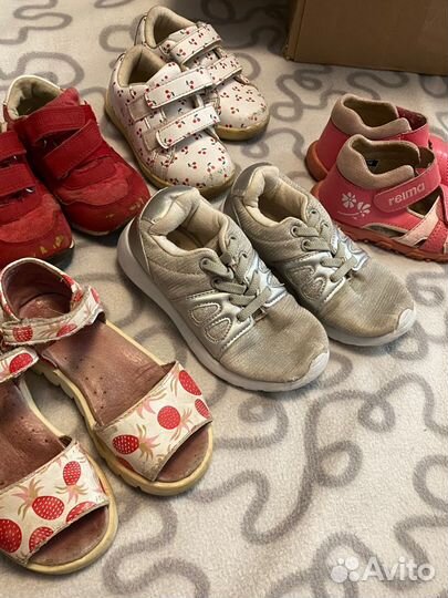 Обувь пакетом 22-25 р для девочки б/у