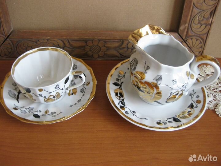 Чайно-кофейный набор Вербилки СССР