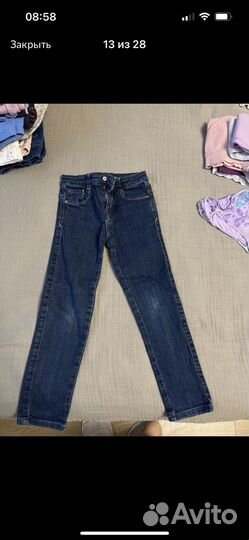 Брюки, джинсы для девочки 110 рост h&m, acoola