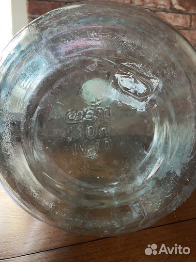 Бутыль стеклянная 10 л СССР