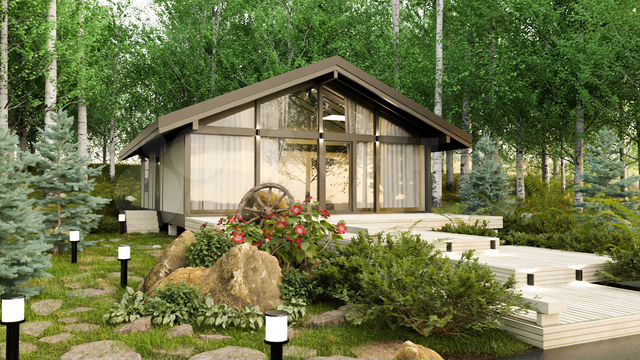 Дом 80 м² на участке 8,6 сот.