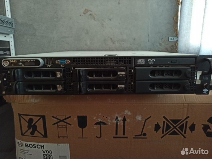 2 Сервера HP Proliant DL380 G5 и Dell Power Edge 2