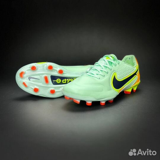 Футбольные Бутсы Nike Tiempo Legend 9 FG салатовый