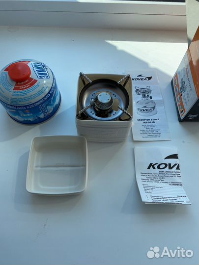 Горелка газовая туристическая кв-0410 kovea